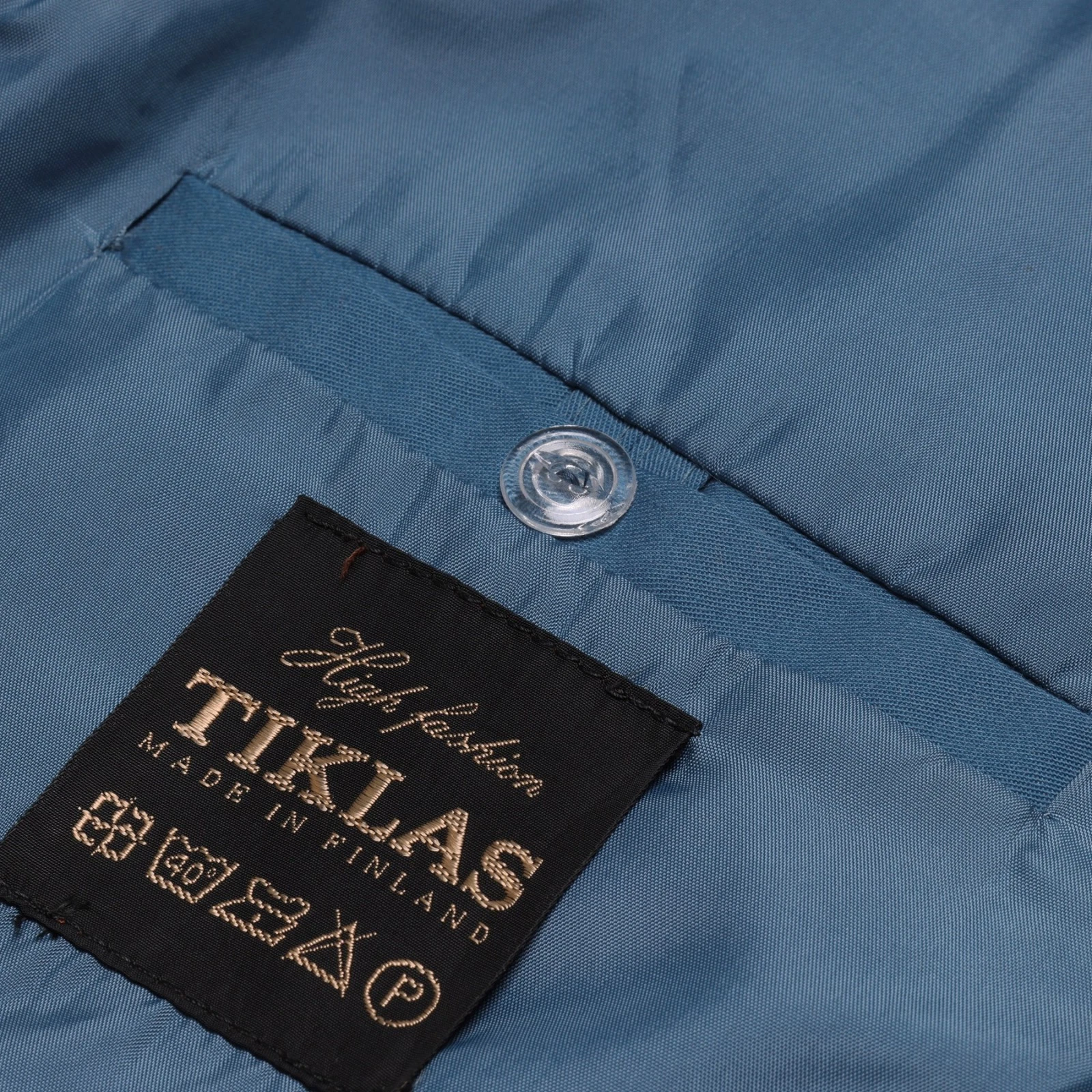 Tiklas (Finland) Vintage, 1970s, Pointed Collar, Double Topstitching - product detail image 5