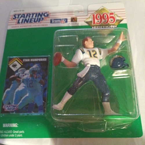 Starting Lineup 1995 NFL Football Stan Humphries SD Chargers SLU Action Figure