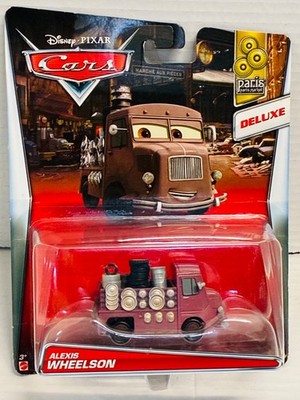 NEW HTF 2016 DISNEY PIXAR CARS DELUXE ALEXIS WHEELSON PARIS PARTS MARKET TRUCK