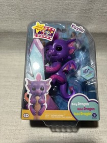 WowWee Fingerlings 5" Purple Pink Baby Dragon Kaylin Interactive Pet Toy