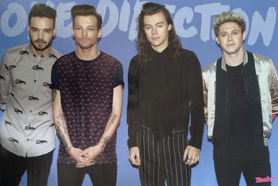 ONE DIRECTION - A3 Poster 42x28cm - 1D Fan Sammlung Clippings German Centerfold