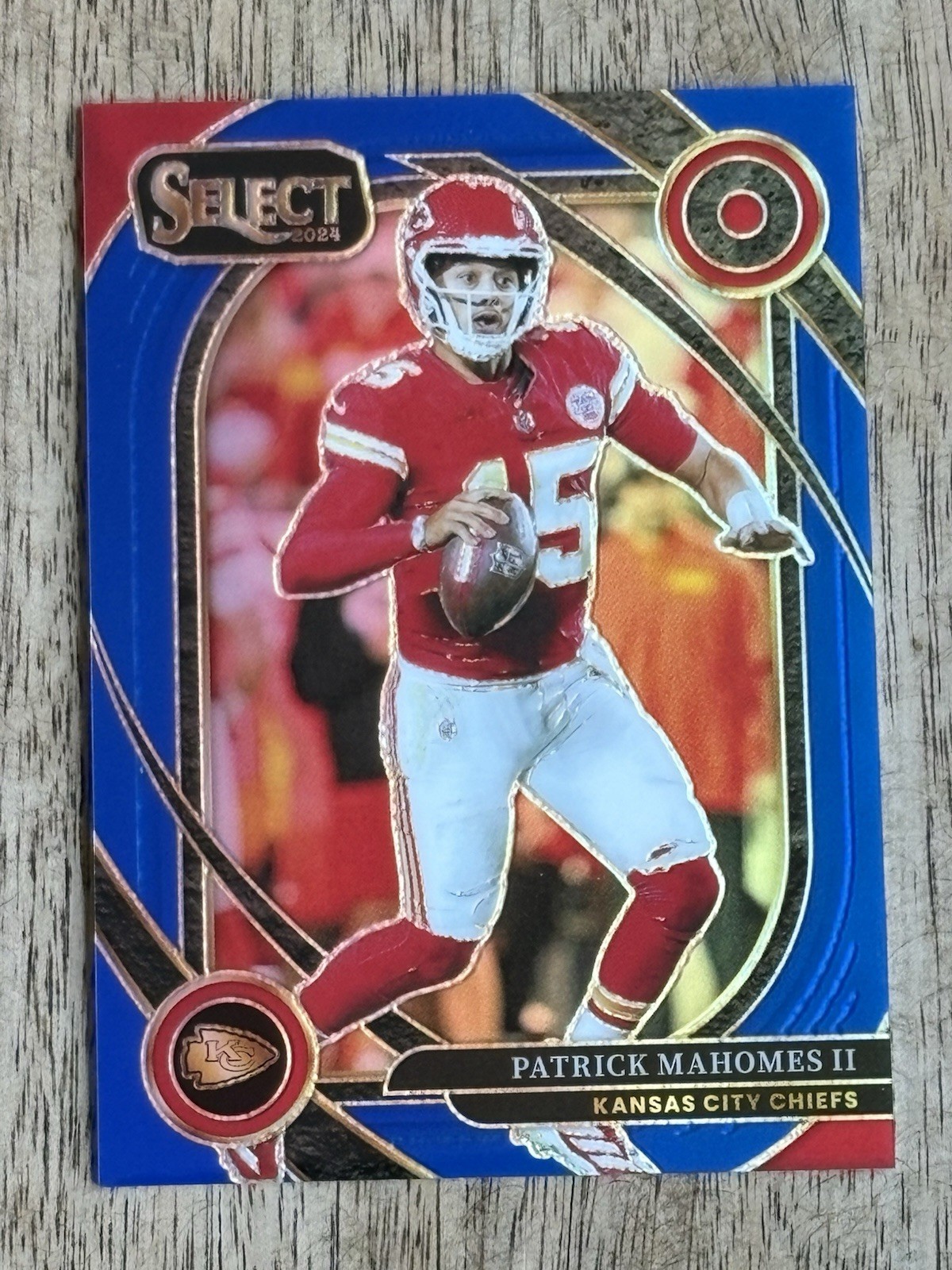 2024 PANINI SELECT PATRICK MAHOMES II #223 CLUB LEVEL BLUE PRIZM/99 RAW UNGRADED