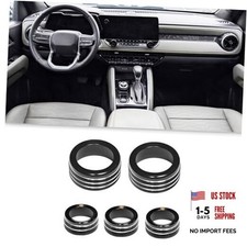Interior Accessories for Chevy Colorado 2024 2025 2026 Air Vent Rings AC Black