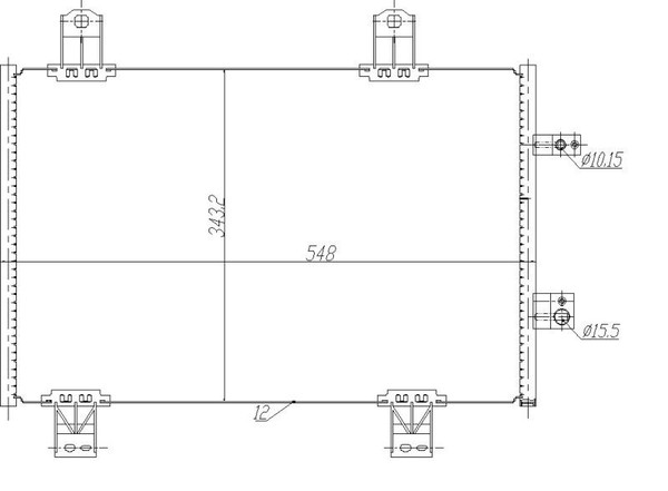 Nrf Kondensator Klimaanlage Klimakondensator KlimaküHler Easy Fit 350480-image