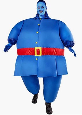 Violet Beauregarde - Blueberry - Willy Wonka - Inflatable Costume - One Size