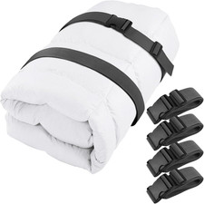 4 Pcs Mattress Topper Straps Adjustable with Buckles Memory Foam Mattress Mattre