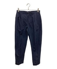 mina perhonen          nessa Cotton Linen 2-Pleat Tapered Pants navy v
