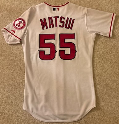 RARE~Majestic~Hideki Matsui~LA Angels Anaheim AUTHENTIC Jersey