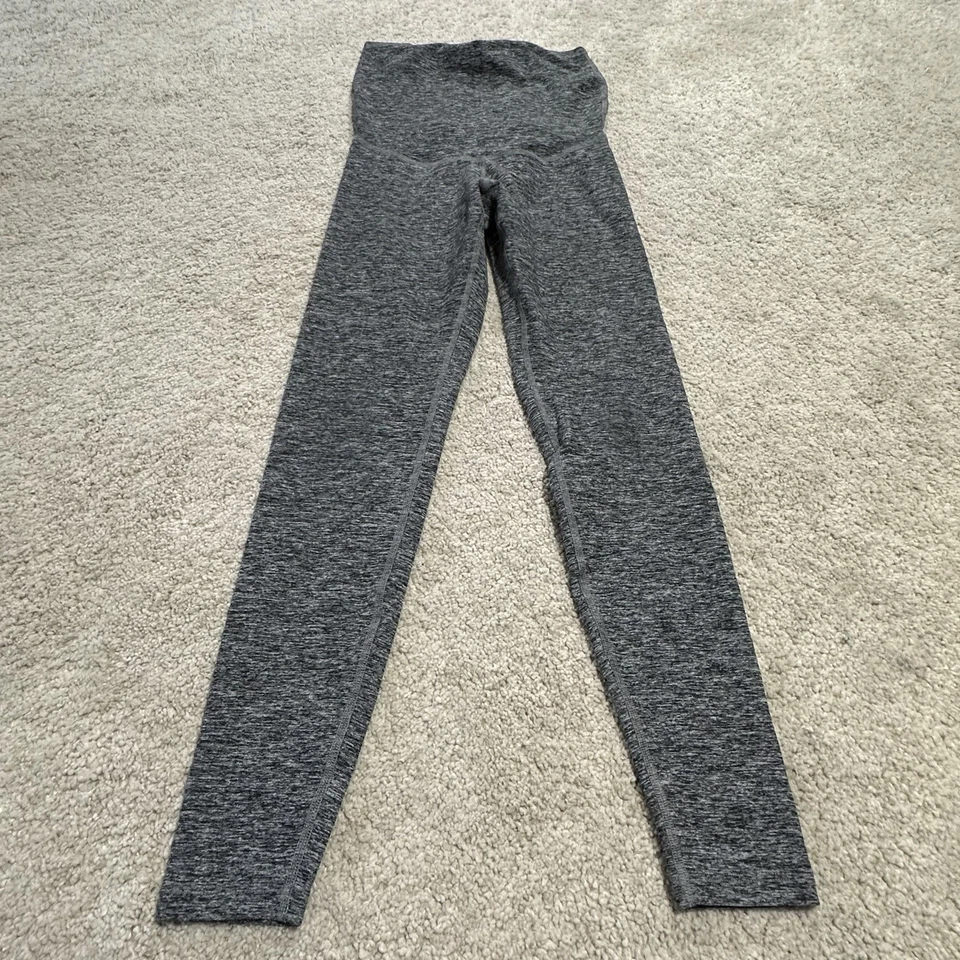 Beyond The Bump Maternity Leggings Women's M Gray Stretch Skinny Belly Panel - Image 2 of 4