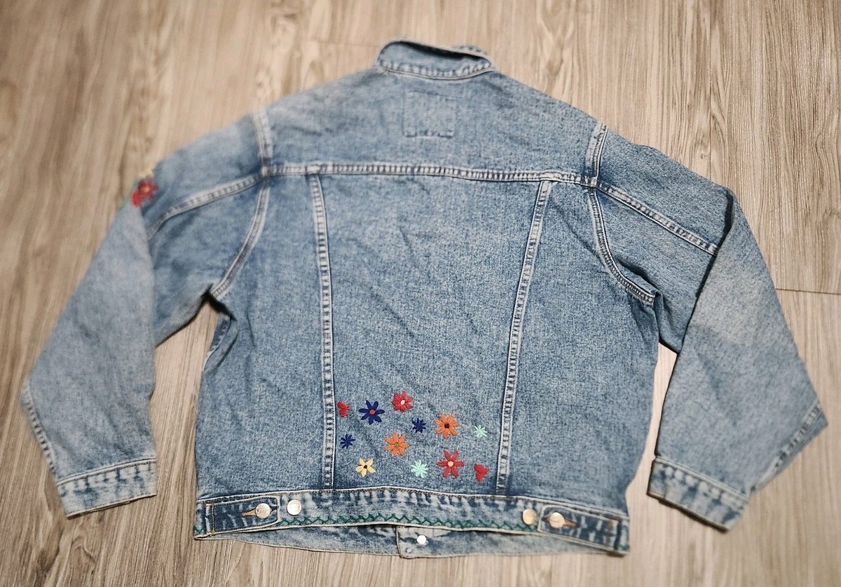Y2K VTG NOS Pepe Jeans London Denim Jacket Women's Medium Blue