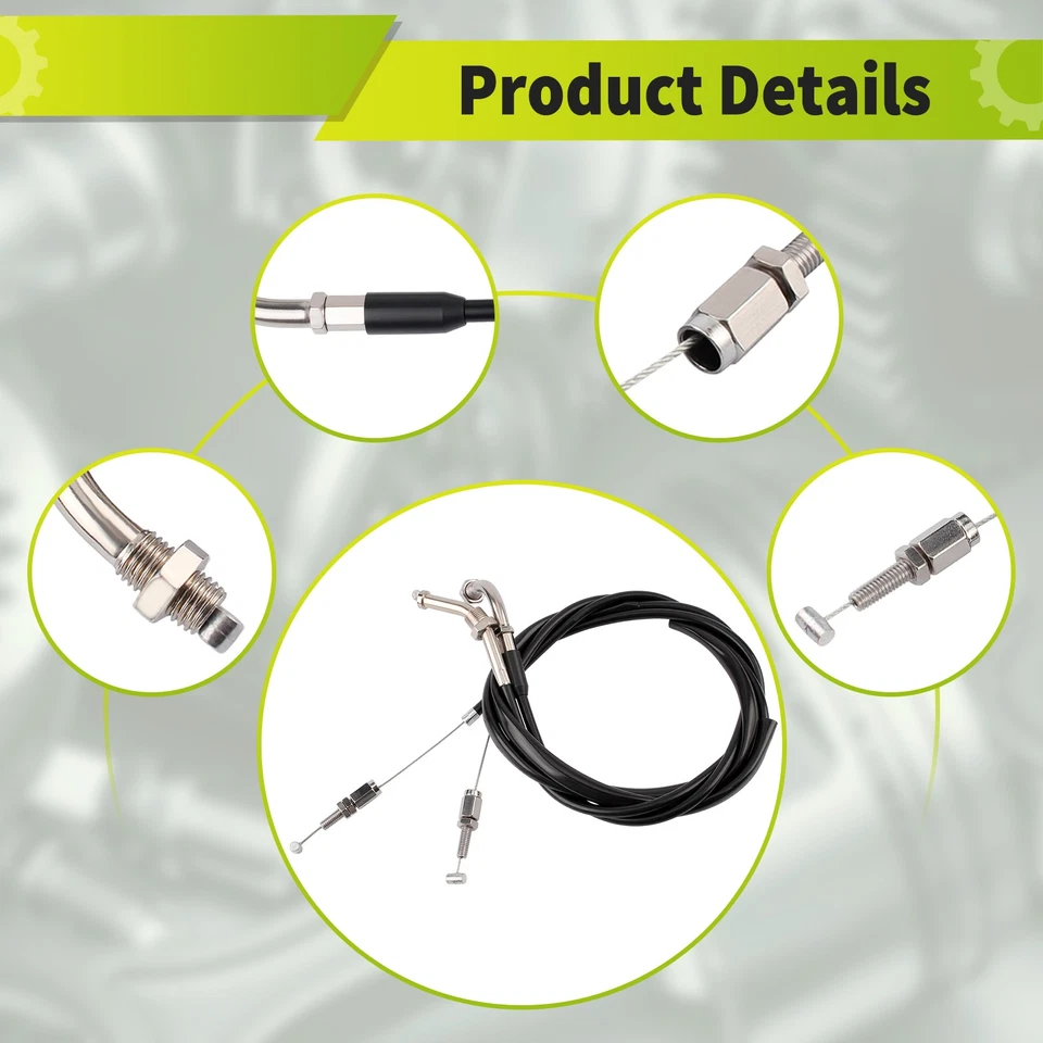 Juego de empujar y tirar de cables de acelerador para Honda Shadow 500 700 800 1100, ACE 750 1100 Foto 4 de 4