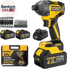 Cordless Impact Driver 2655In-Lbs(300N·M) - 21V 1/4" Hex Chuck Brushless Hand Im