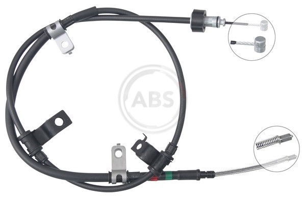 A.B.S.-OE K17505-OE Cable Pull, parking brake for HYUNDAI