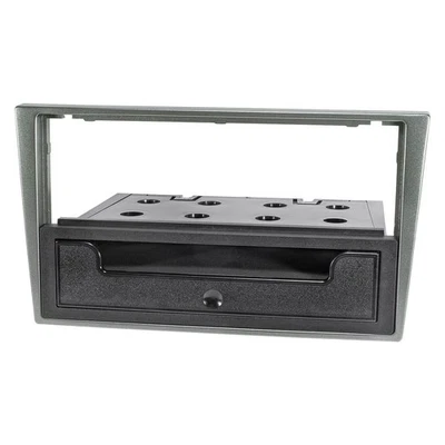 Cache radio avec compartiment rabattable compatible avec Opel Corsa C Combo O... - Photo 1/4