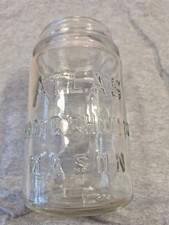Atlas Strong Shoulder Mason Pint Jar Clear
