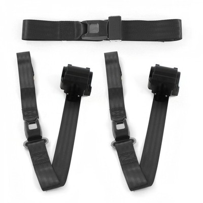 Ford Truck 1967 - 1979  Standard 2pt BK Retractable Bench Seat Belt Kit - 3 Belt