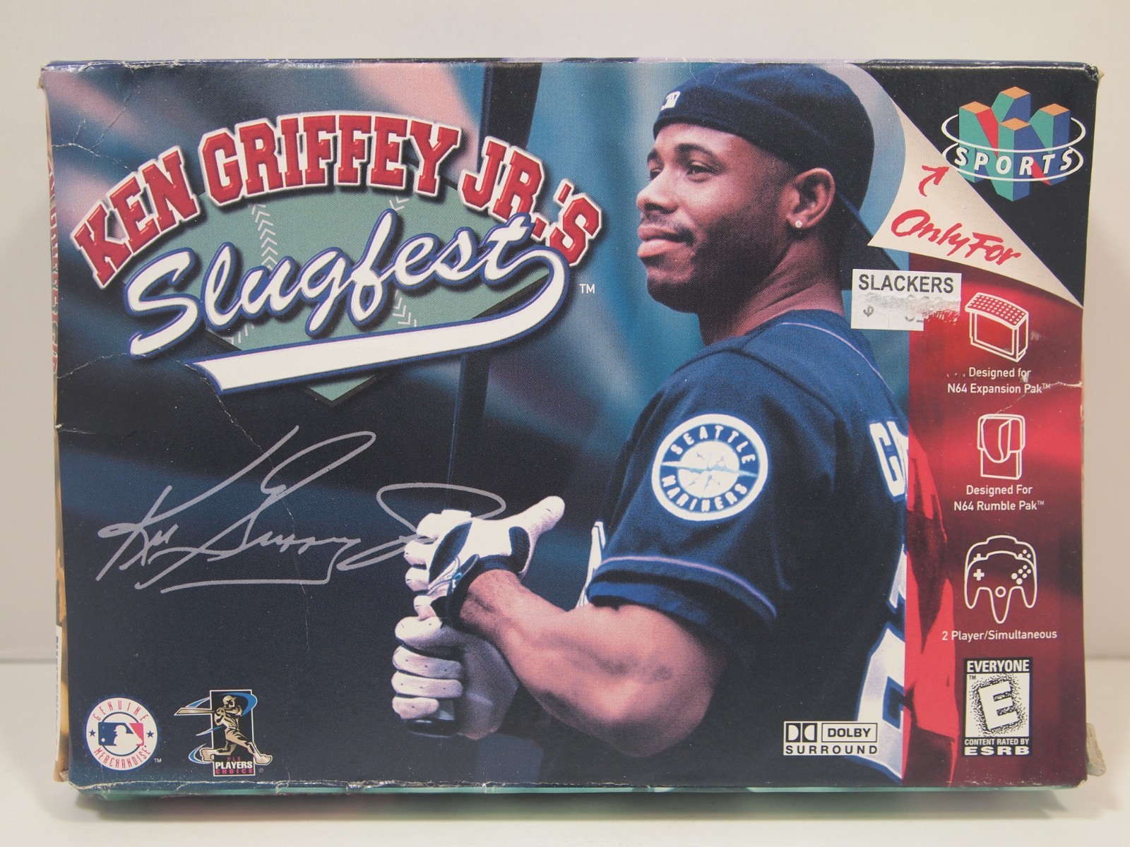 Ken Griffey Jr's Slugfest (Nintendo 64 | N64) Authentic BOX ONLY