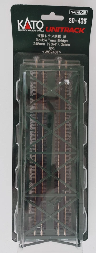 KATO UNITRACK 20-435 Pont Treillis Double Voies 248 mm N 1/160 - Photo 1/4