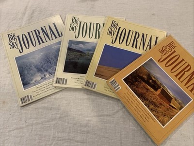 Big Sky Journal Complete Set 1994. Winter Spring Summer Fall.