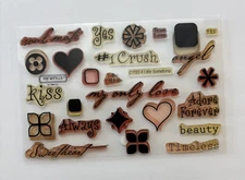 CTMH Close To My Heart My Acrylix Stamp Set C1193 A Little Something