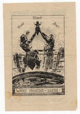 Leaflet Choose Christian Social 1919 Bavaria Munich
