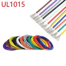 Flexible Stranded of UL1015 - 8 to 24 AWG Hookup Wire Cable Various Colors 600V