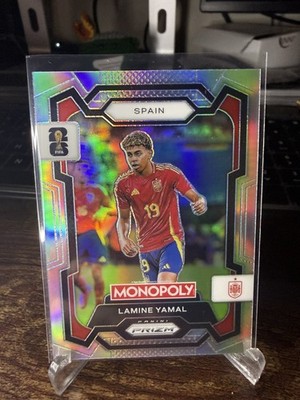 2026 Panini Prizm Monopoly FIFA World Cup Lamine Yamal Silver Prizm
