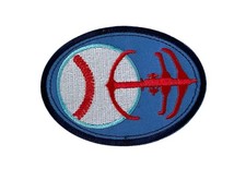 Star Trek Deep Space Niners Baseball Iron On Patch - Vintage