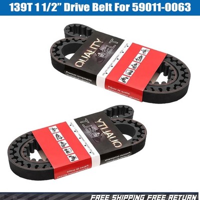 2PCS 139T Drive Belt For Kawasaki VULCAN 1700 2009-2023 59011-0063 59011-0029