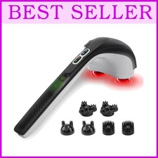 Cordless Back Massager with 3 Interchangeable Heads Free USA Shipping