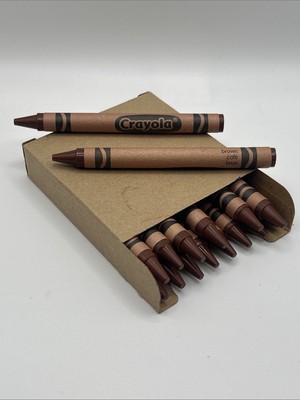 16) Crayola Crayons (brown) BULK