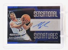 2024-25 PANINI PRIZM BLACK SENSATIONAL SIGNATURES LAKERS AUSTIN REAVES BLUE /49