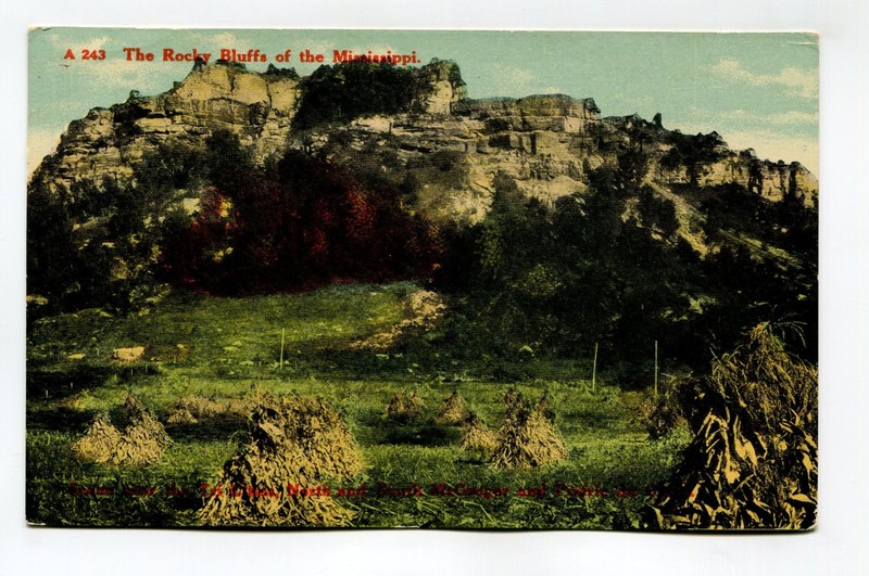 THE ROCKY BLUFFS OF THE MISSISSIPPI - LOT OF 1
