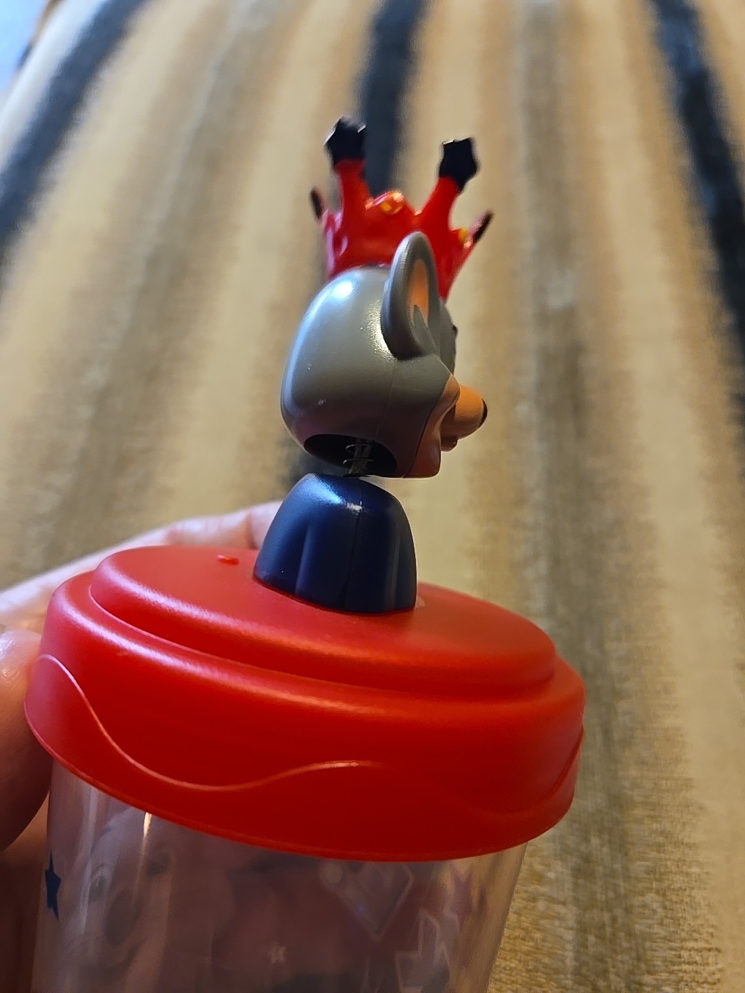 Chuck E Cheese Birthday Cup Screw On Lid