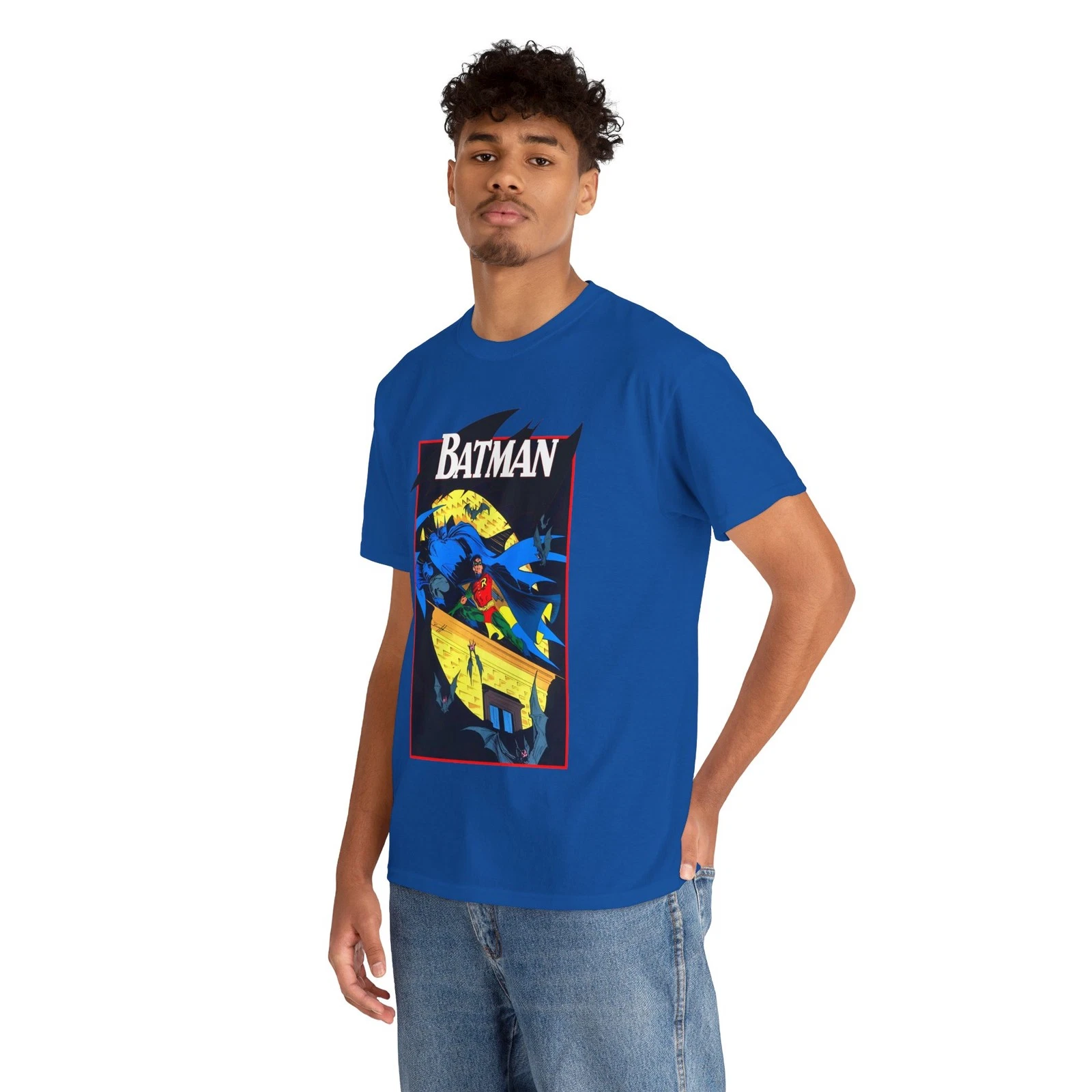 Batman & Robin T-Shirt - Norm Breyfogle Art - DC Comics - Dynamic Duo - Gotham