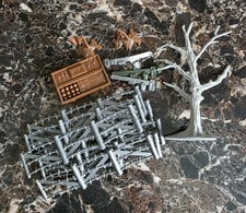 Vintage Marx WWII Battleground Combat Playset Accessories Lot