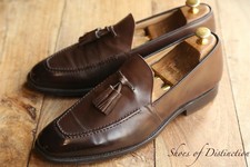 Church's Custom Grade Brown Leather Tasselled Shoes Loafers Men's UK 9 US 10
