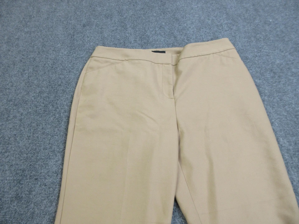 Chico's So Slimming Pants Womens 2 Regular Tan Straight Leg Dress Work Office - Image 3 of 4