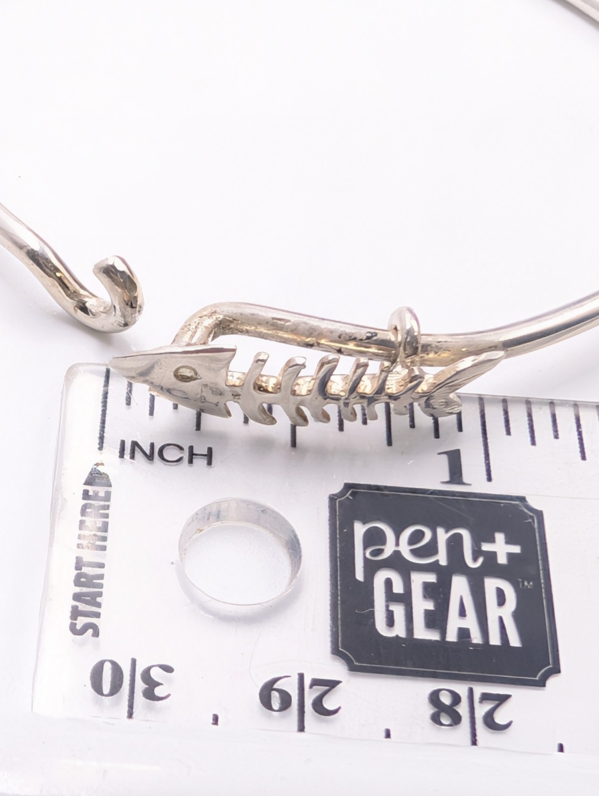 LeStage? Unsigned Sterling Silver Fishbones Hook … - image 6