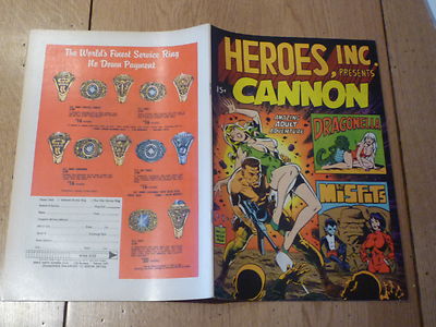 HEROES Inc PRESENTS CANNON - No 1 - 1969 - Armed Services Comics