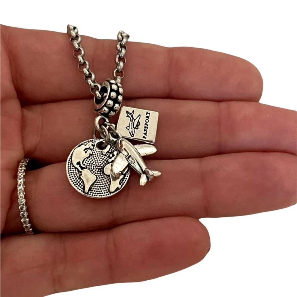 Airplane charm shop bracelet