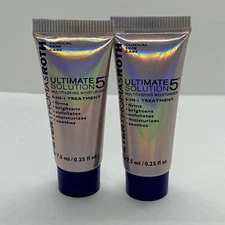 NEW 2X Peter Thomas Roth Ultimate 5 Solution Multitasking Moisturize 0.25oz Each