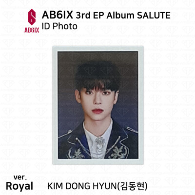 AB6IX 3rd Mini Album EP Salute ID Photo Postcard Sticker