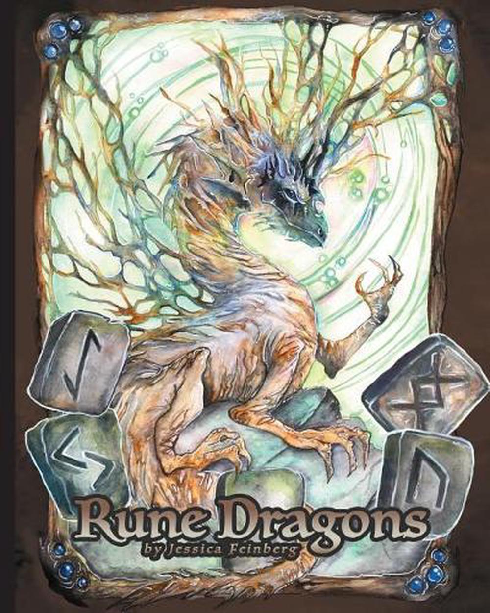 Rune Dragons by Jessica Feinberg (English) Paperback Book