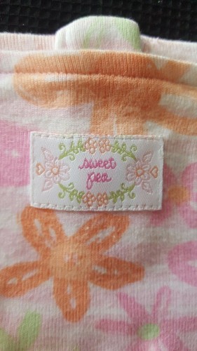Carter's Infant Girl's Keep-Cool Layered Sweet Pea Sun-suit Romper Size 3 Months - Picture 3 of 6