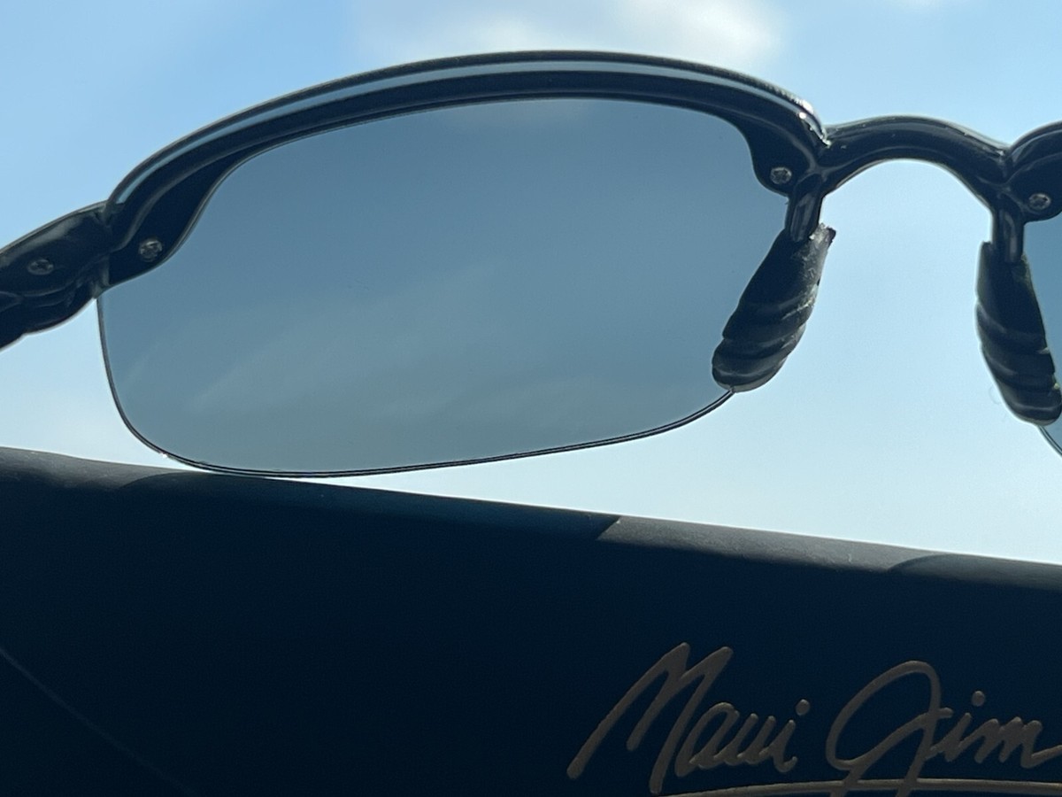 Maui Jim Ho'okipa MJ 407 02 Black Frame + Neutral Grey