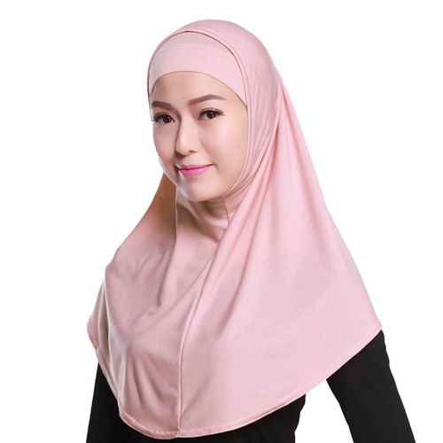 One Piece Amira Muslim Instant Hijab Scarf Pull On Ready To Wear Headscarf Shawl - Picture 64 of 125
