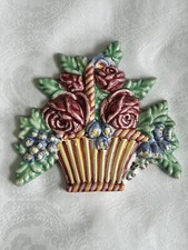 Mackenzie Childs MAJOLICA POTTERY Wall Tile F...
