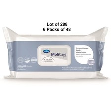 MoliCare Skin Personal Cleansing Wipe 9 x 13" Adult Wipe Scented, 288 Wipes