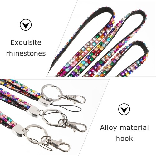 3 Pcs Mobile Phone Straps Fitness Miss Key Chain Lanyard ID Cards Hanging Rope - 第 8/12 張圖片